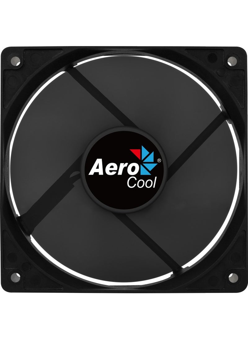 AeroCool Force 12 cm PWM 4Pin Black Silent Fan (AE-CFFR120PBK)  - Image 2