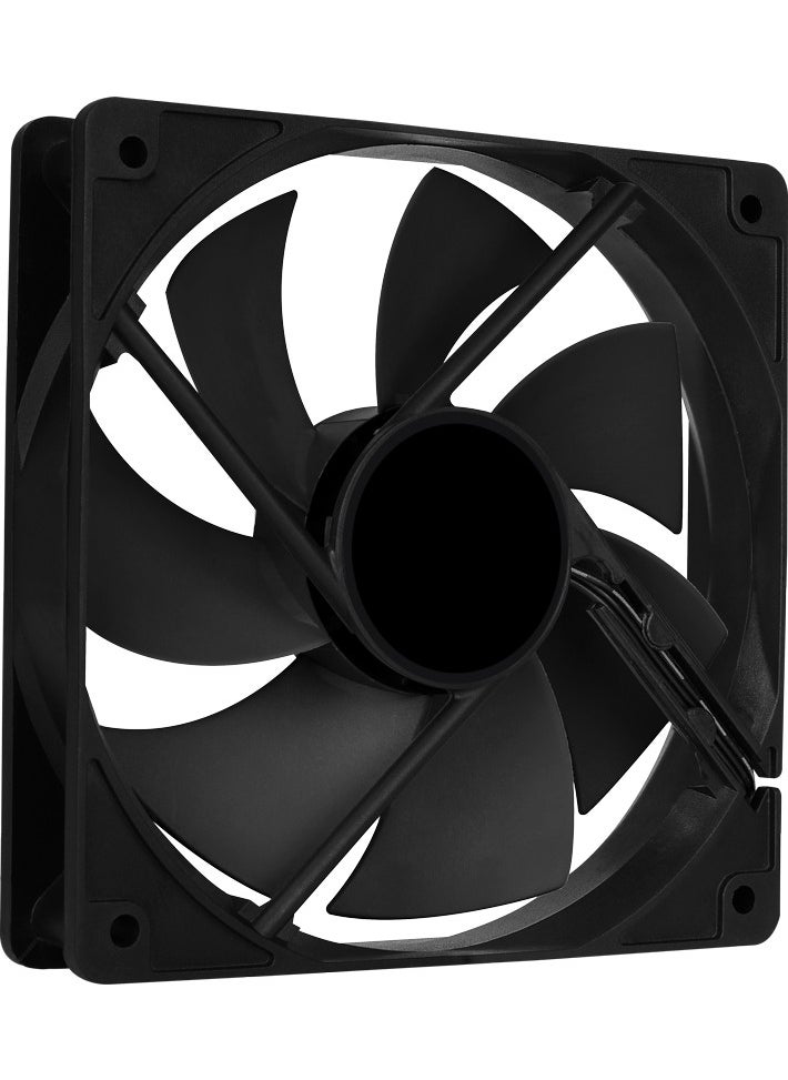 AeroCool Force 12 cm PWM 4Pin Black Silent Fan (AE-CFFR120PBK)  - Image 5