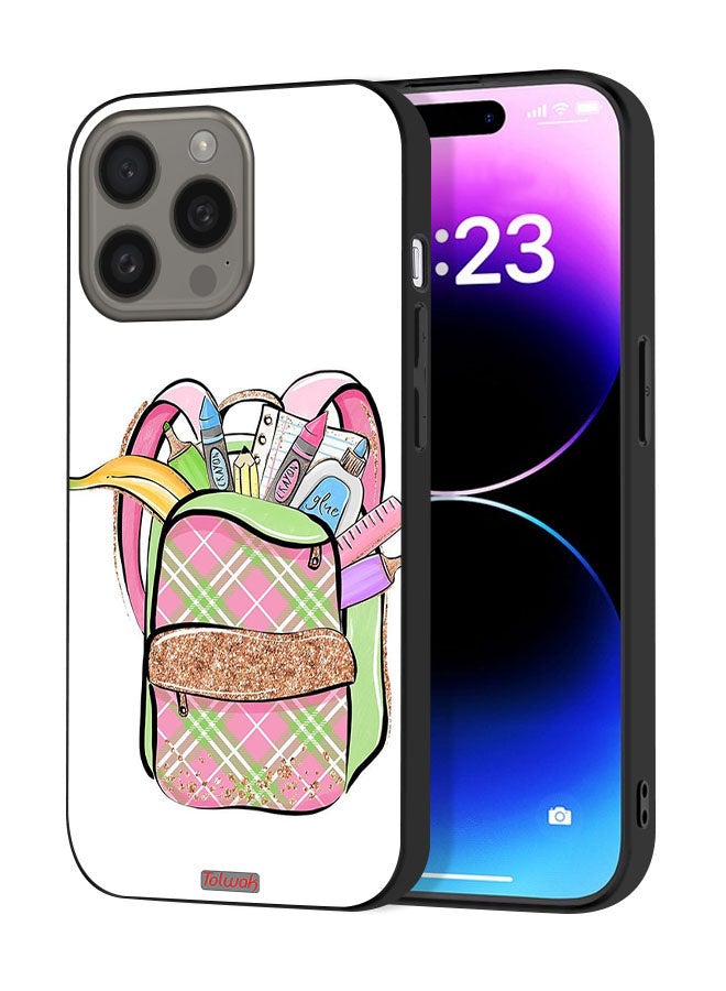 Tolwak Apple iPhone 15 Pro Max Protective Case Cover Unicorn Girl Bag - Image 1