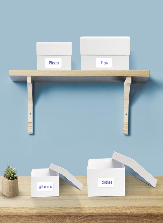 CHARMGIFTBOX 6 Pack Large Nesting Gift Boxes with Lids, 3.9"-6.8" White Square Gift Box with Ribbon Assorted Sizes for Presents, Stackable Boxes for Birthday Wedding Christmas Party Gift Wrapping - Image 5