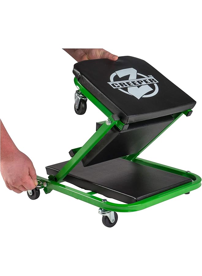 Generic C-2036Dg Black/Green 300 Lbs Mechanic Creeper  - Image 4