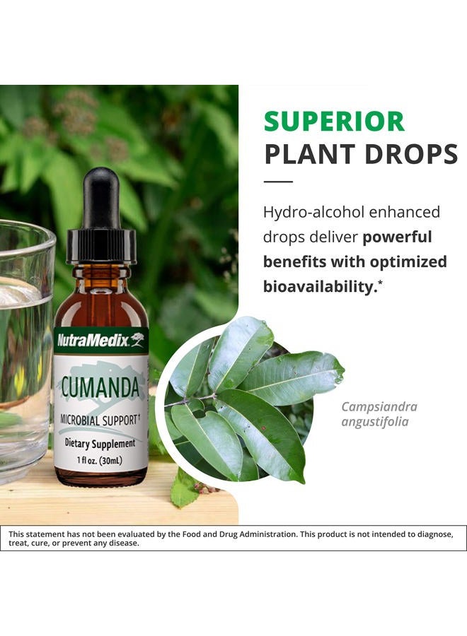 Nutramedix Cumanda Liquid Immune Support Supplement - Herbal Tincture to Promote Microbial, Digestive & Gut Health for Women & Men - Made with Huacapurana Tree Bark Extract (2oz / 60ml) - Image 5