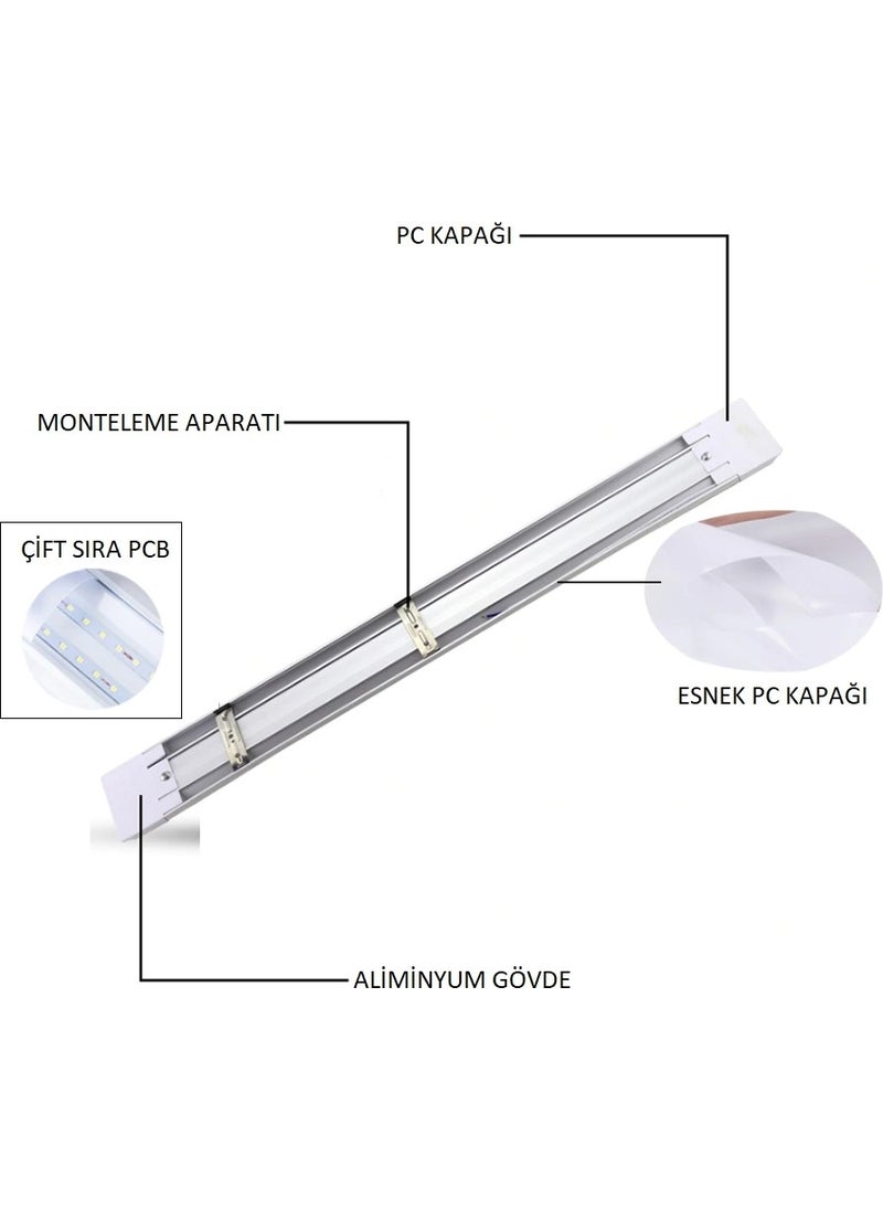 CATA - 36W Horizontal LED Tape Luminaire CT-2475 White Light - Image 1