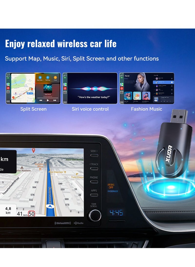Xuda - محول وايرلس CarPlay و Android Auto الجديد صندوق ذكي صغير قابل للتوصيل واللعب واي فاي اتصال سريع عالمي - Image 1