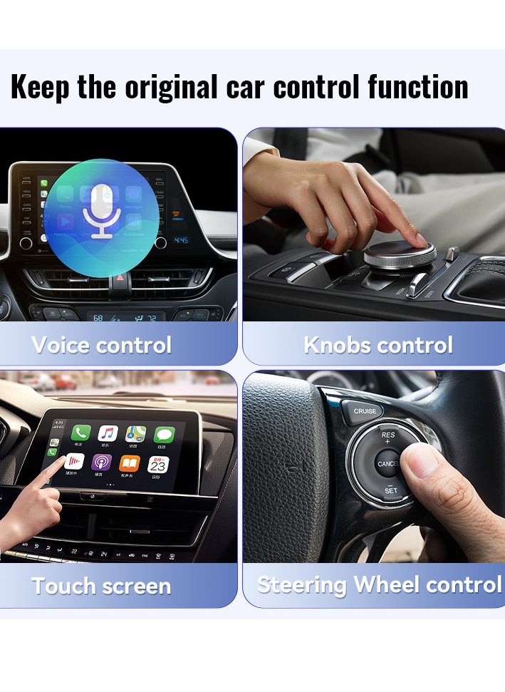 Xuda - محول وايرلس CarPlay و Android Auto الجديد صندوق ذكي صغير قابل للتوصيل واللعب واي فاي اتصال سريع عالمي - Image 1
