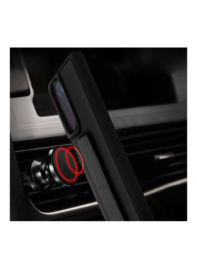 Hand Band Grip Back Cover For Samsung Galaxy S21 Ultra Black Black - Image 5
