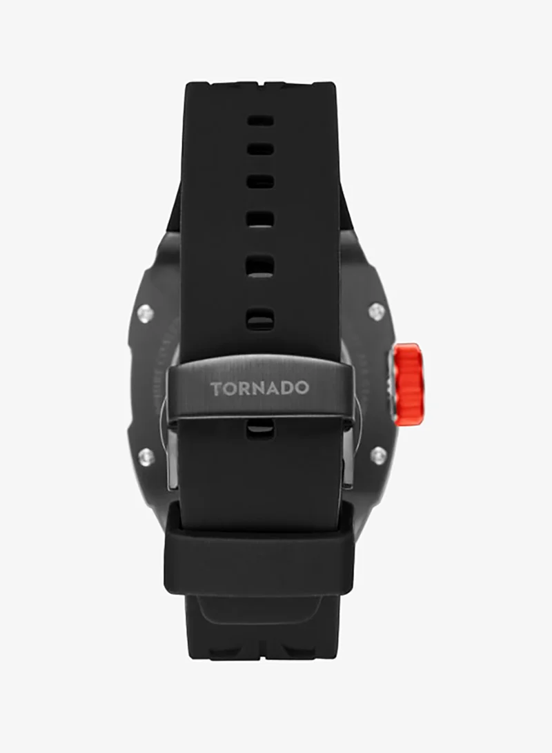 Tornado Red Men's Silicone Automatic Watch T24302-XSBB - 38.5x49 mm for Men | Best Price UAE
