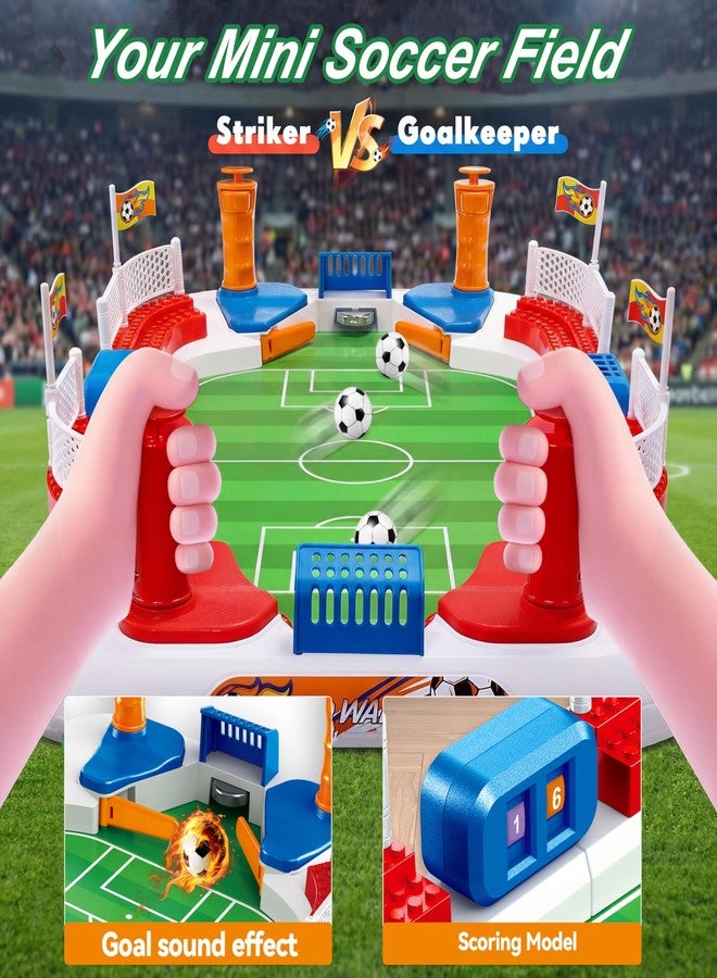 TGHIJKK Mini Foosball Table Game for Kids: Soccer Gifts Toy Boys Toys Age 3+ - Image 4