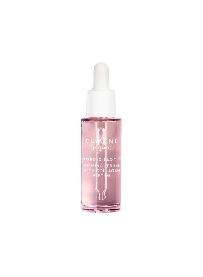 Lumene [Lumo] Vegan Collagen Face Serum - Firming Peptide Serum Formulated with Hyaluronic Acid for Smoother, Plump-Looking Skin - Helps to Reduce the Appearance of Fine Lines + Wrinkles (1 fl oz) - Image 1