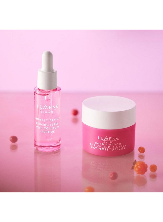 Lumene [Lumo] Vegan Collagen Face Serum - Firming Peptide Serum Formulated with Hyaluronic Acid for Smoother, Plump-Looking Skin - Helps to Reduce the Appearance of Fine Lines + Wrinkles (1 fl oz) - Image 4