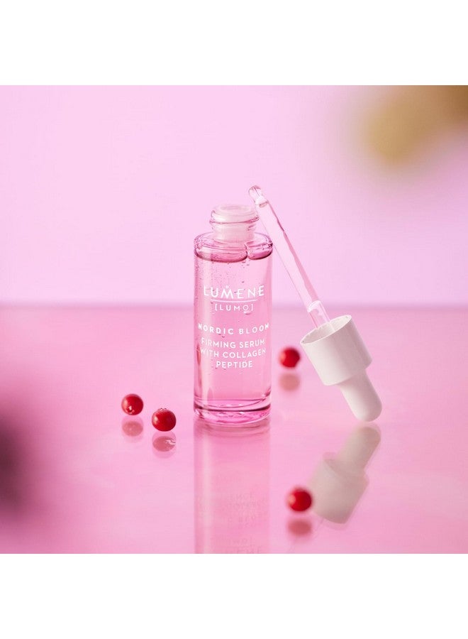 Lumene [Lumo] Vegan Collagen Face Serum - Firming Peptide Serum Formulated with Hyaluronic Acid for Smoother, Plump-Looking Skin - Helps to Reduce the Appearance of Fine Lines + Wrinkles (1 fl oz) - Image 5