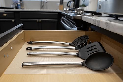 CatTongue Grips Non-Adhesive Anti-Slip Mat - Multi-Purpose Non-Slip Pad For Chefs & Home Cooks - Ideal Cutting Board Mat & Drawer Liner - Kitchen Essentials For Safety (Black, 8” x 12”) - Image 4