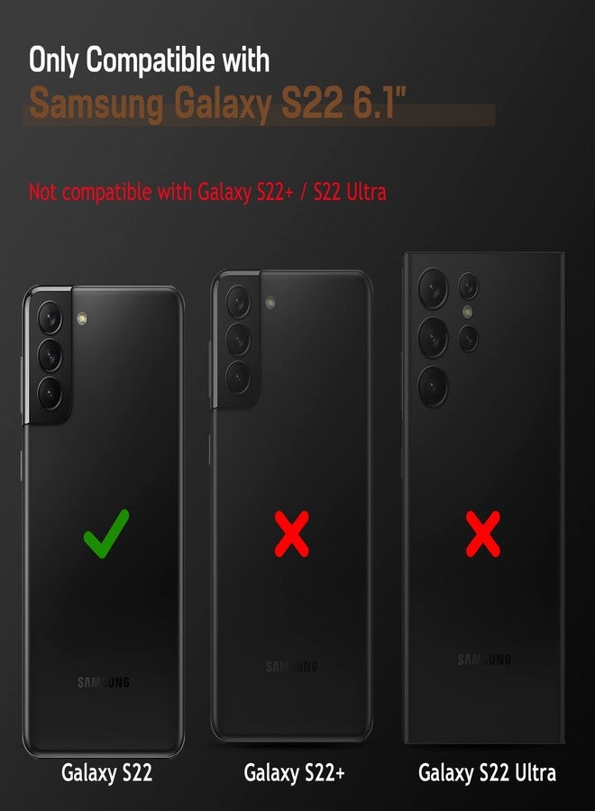 LOHASIC جراب LOHASIC لهاتف Galaxy S22 5G، مصنوع من الجلد الفاخر، مع غطاء واقٍ كامل مقاوم للصدمات، ومقبض مانع للانزلاق، مناسب للرجال والنساء، متوافق مع هاتف Samsung Galaxy S22 (2022) بشاشة 6.1 بوصة - بني - Image 2