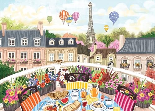 Ceaco EZ2Hold Olivia Gibbs Perfect Paris 500 Piece Jigsaw Puzzle for Adults Challenging Puzzle Perfect for Game Nights Finished Size is 26 x 19 - Image 1