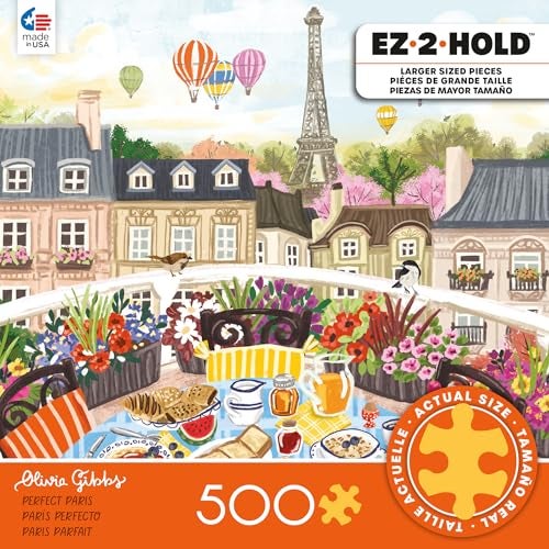 Ceaco EZ2Hold Olivia Gibbs Perfect Paris 500 Piece Jigsaw Puzzle for Adults Challenging Puzzle Perfect for Game Nights Finished Size is 26 x 19 - Image 5