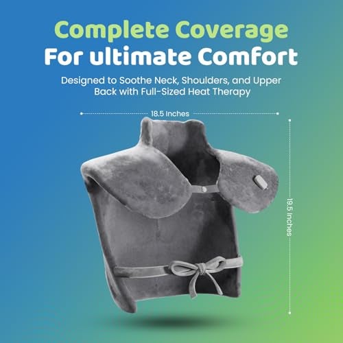 Heatronics Cervical Heating Pad (Digital) | 5 Heat Levels + SafeHeat™ Timer | ThermoSync™ Engine | TheraFlex™ 6-Layer Build | ISO 13485 & CDSCO Certified | 1-Year HeatCare™ Warranty - Image 2