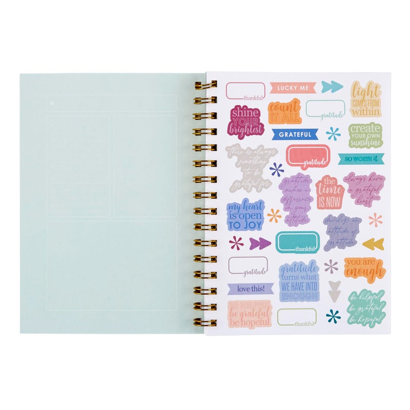 Erin Condren Inspired Collection - A5 Gratitude Journal - Coiled Binding- Inspired - Image 5