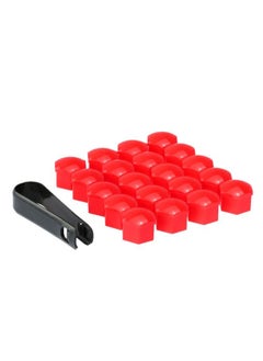 20-Piece Universal Wheel Nut Cap Set With Protector
