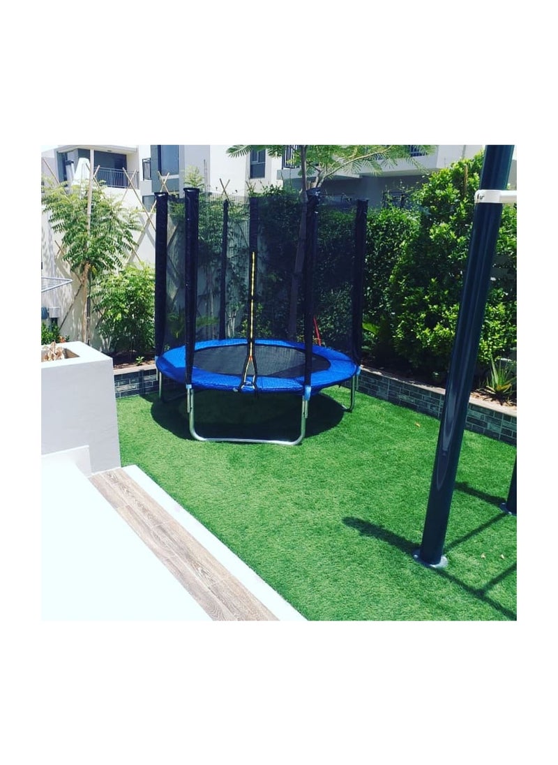 Huitich - 6Ft Kids Outdoor Round Trampoline With Safety Net - Image 1