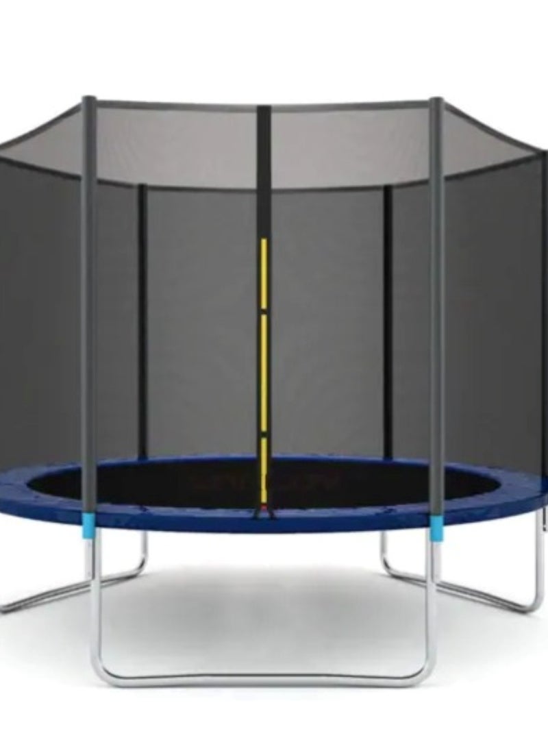 Huitich - 6Ft Kids Outdoor Round Trampoline With Safety Net - Image 1