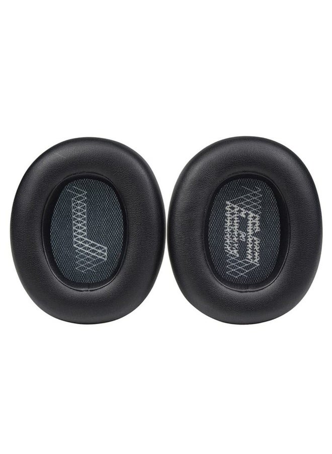 استبدال سماعات الأذن لـ JBL E65BTNC / Live 650BTNC / Live 650BT / Live 660NC / Duet NC Over-Ear Headphones ، وسائد سماعات الأذن مع جلد أنعم ، رغوة عزل الضوضاء (أسود) - Image 1