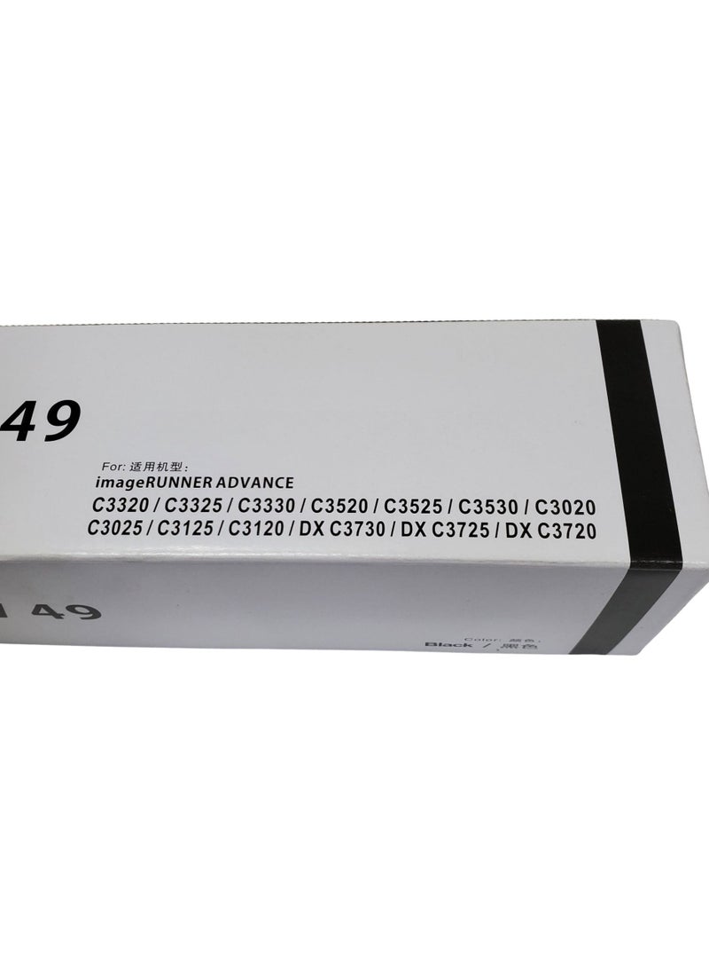 Z-BLACK Compatible Toner Cartridge for Canon IR Advance C-3320 / 3325 / 3330 / 3520 / 3525 / 3530 / 3020 / 3025 / 3125 / 3120 / DX C3730 / DX C3725 / DX C3720 ( Black ) - Image 4
