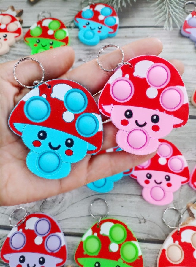 PSDFH 24 Packs Bulk Mini Mushroom Mini pop for Classroom Students, Birthday Party Favors - Image 1