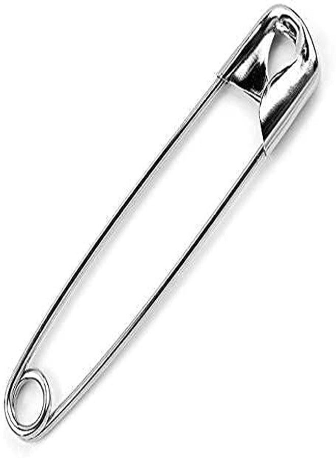 imioxo Fashion Steel Safety Pins for Women, Metallic (Pack of 60) - Image 4