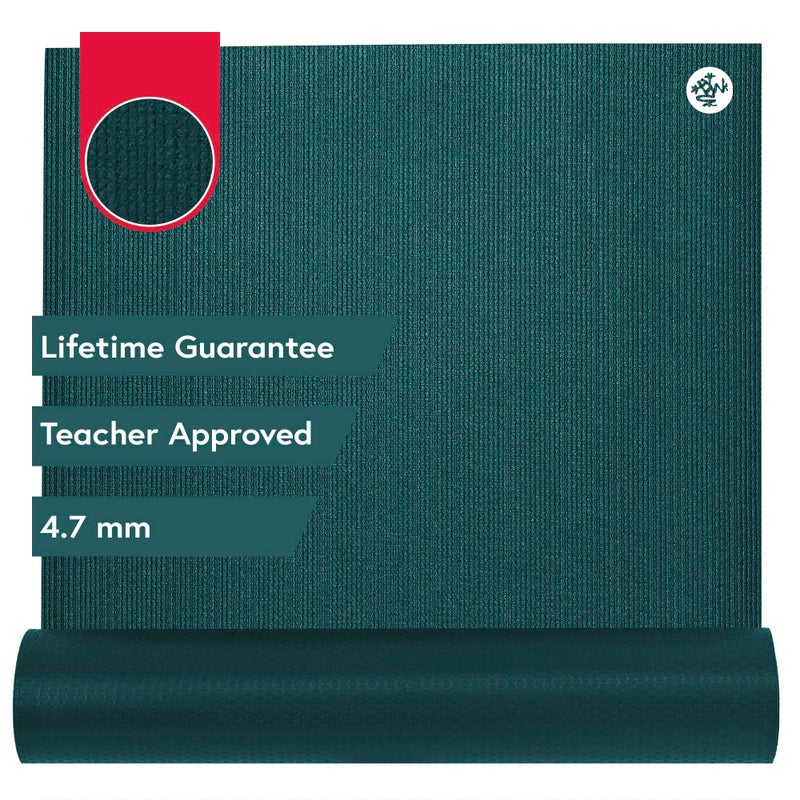 Manduka PROlite Yoga Mat 71" - 4.7mm | Lifetime Durability | Hygienic Construction | Teacher Approved | 71 x 24 inches | Dark Deep Sea - Image 1