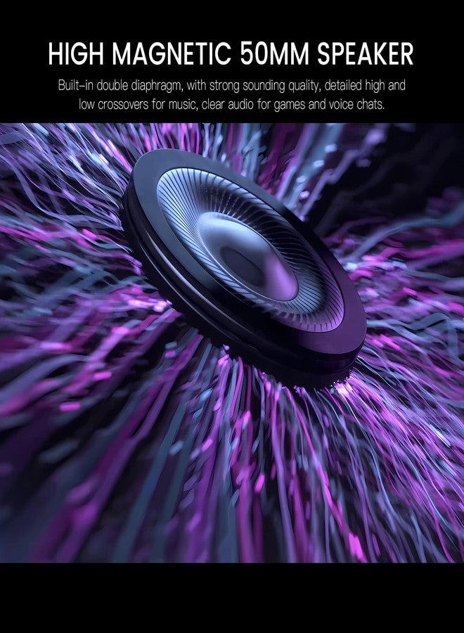 EKSA USB Gaming Headset for PC, Computer Gaming Headphones with Detachable Microphone Noise Cancelling, 7.1 Surround Sound, 50MM Driver, Wired Headset for PS4 PS5, Xbox One, Laptop (Yellow) - Image 3