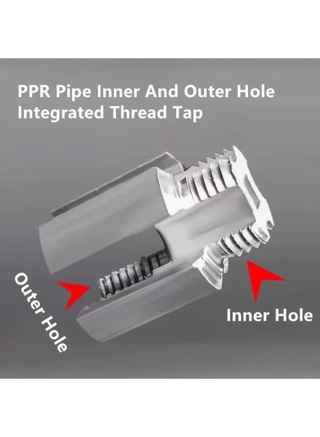 1 Set Pipe Cutter Thread Repair Tool Kit Ratchet Plumbing Tool for 1 2 DN15 to 3 4 DN20 Sizes - Image 5