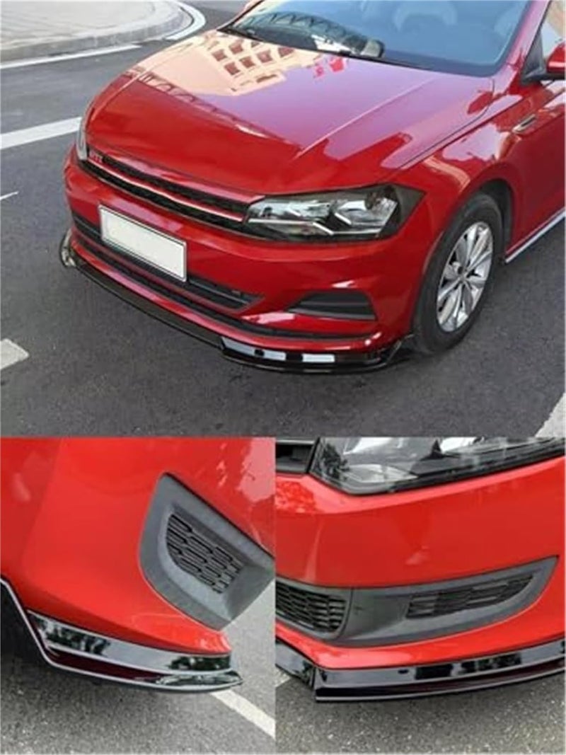 Wivplex Front Bumper Lip Kit for VW Polo 2011-2013 - Image 3