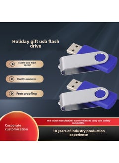 Generic 4GB USB2.0 Rotary U Disk Bidding Advertising High Speed U Disk Promotional Gift U Disk Customization-Colour:Usb2.0 Color Random-Capacity:4GB  - Image 2