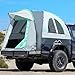 M KARMATER Pickup Truck Tent Waterproof PU2000mm for Camping 556 Ft Bed2Person Sleeping with Double Layer Design Windows Portable Overland Tent Expandable Triangle Sunshade Awning - Image 2