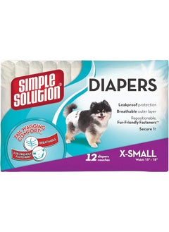 Disposable Diapers For Dogs Extra Small 12 Pieces - pzsku/ZFD5A9EA7DE986FE7BEF5Z/45/_/1720582350/c10ba3b6-178d-4051-80ef-0f331acc6e21