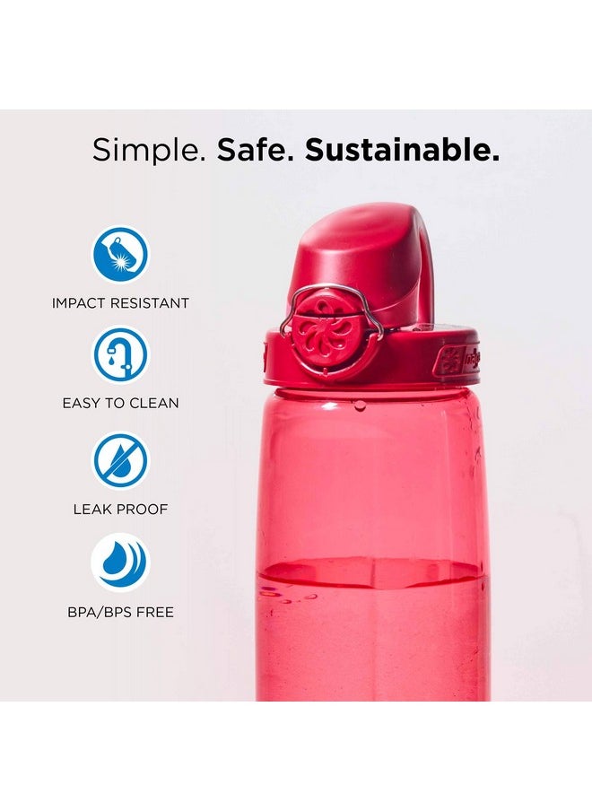 Nalgene - On The Fly Bpafree Water Bottle Rhino W Brown/Black 24 Oz - Image 1