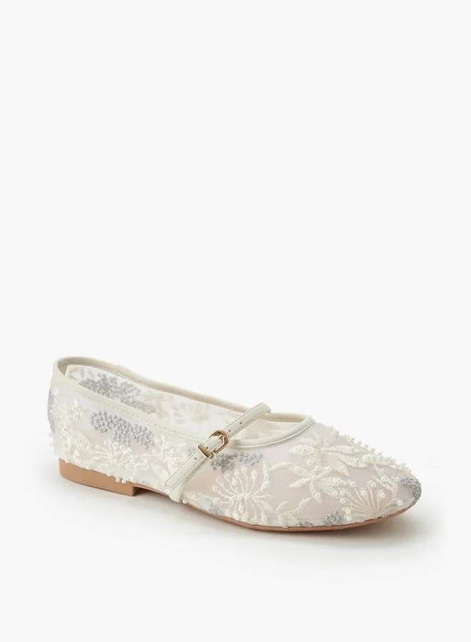 سيليست Women Embellished Mary Jane Shoes