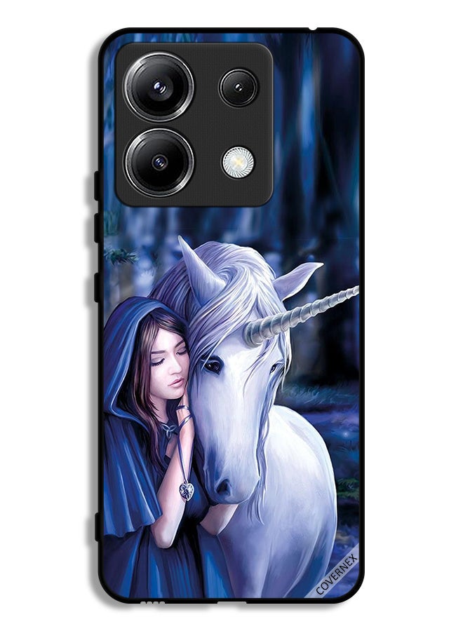 Covernex Xiaomi Redmi Note 13 Pro 5G Protective Case Cover Girl Love Unicorn - Image 1