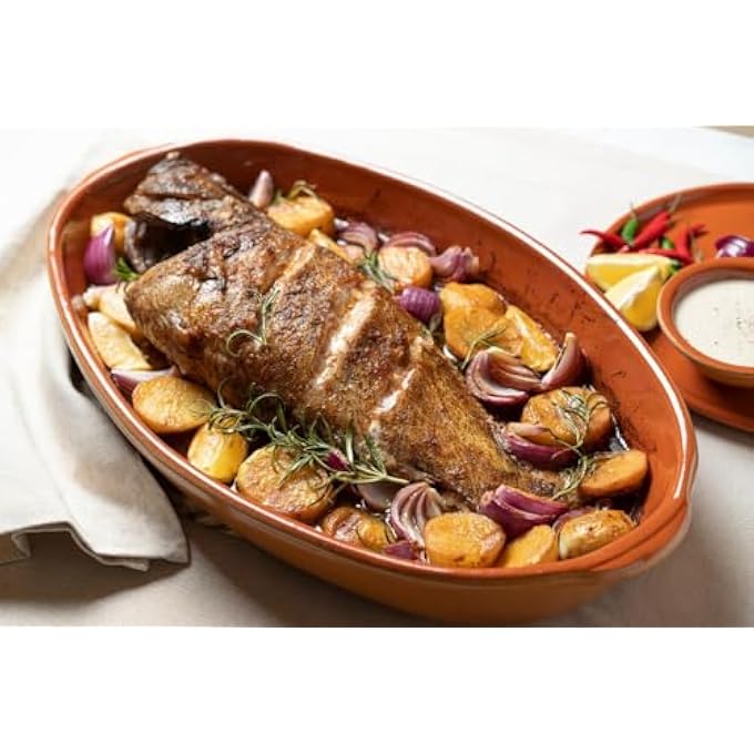 ريحني كورزانا تيراكوتا كلاي 603 بيضاوي مقسوم N 3 43 سم × 25 سم الوزن 210 كجم - Image 3