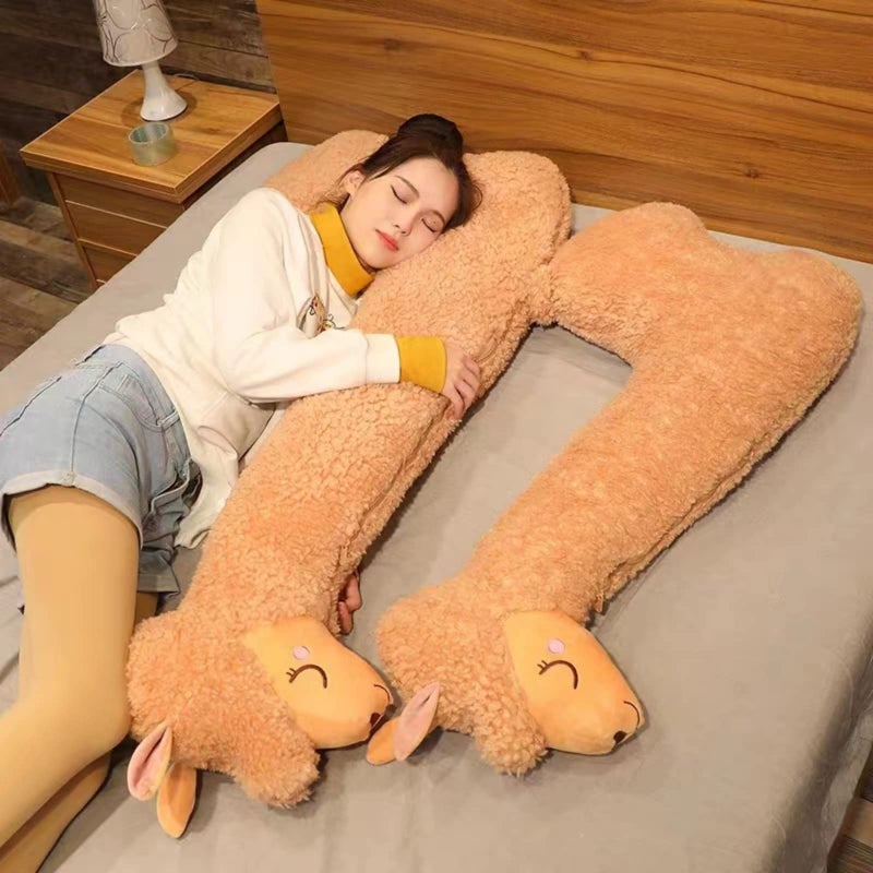 Ryttir 295 Inch 15 Chubbier Large Llama Stuffed AnimalSoft Weighted Alpaca Plush Stuffed Llamas Body Pillow for Kids and Adults  Perfect Valentine Llama Gifts for Cuddling and Room Decoration - Image 2