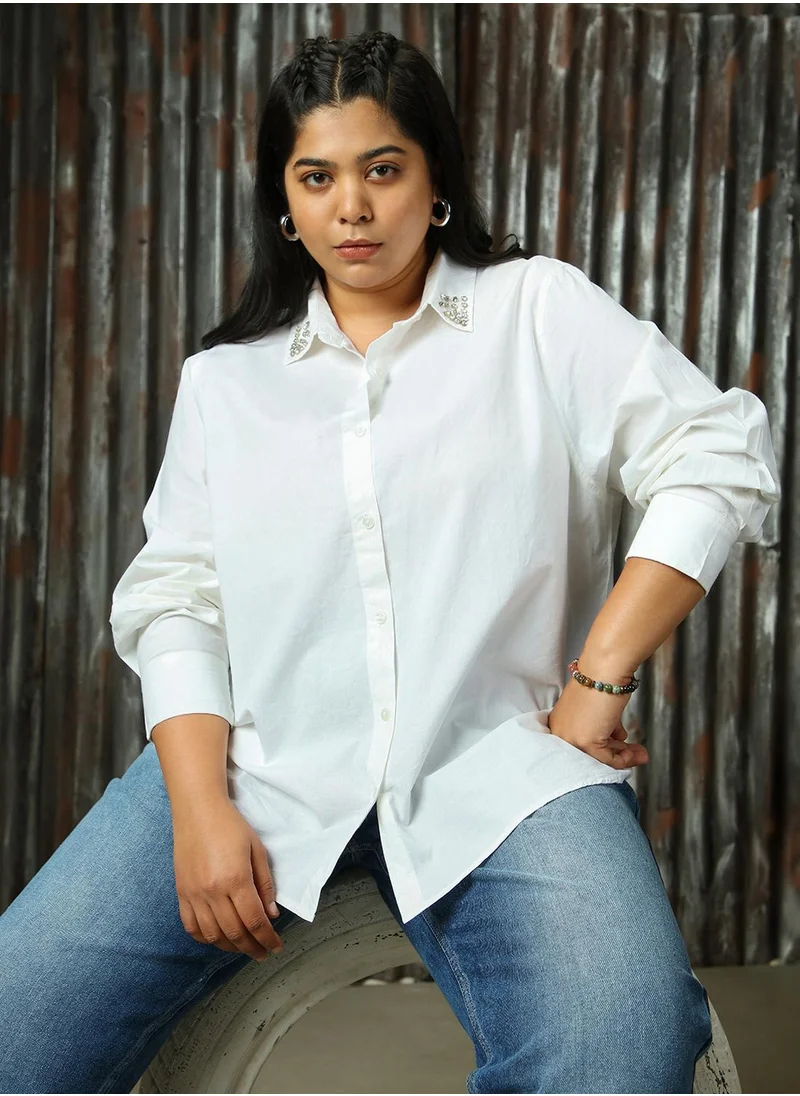 HIGH STAR Women White Shirts