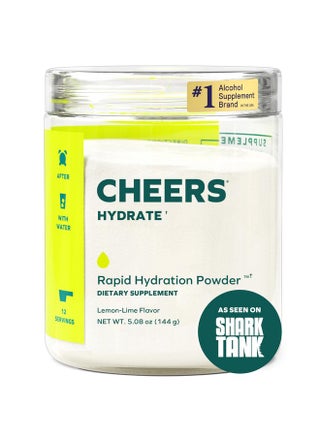 Cheers Hydrate | Oral Rehydration Solution | Electrolytes For Rapid Hydration After Drinking | Lemon Lime Flavor | 12 Servings | Electrolyte Supplement With Sodium, Potassium, Glucose - pzsku/ZFD5AE8F3062AA4A5D752Z/45/_/1728312196/bac40090-b2b2-478c-86cf-307f7caeb77e