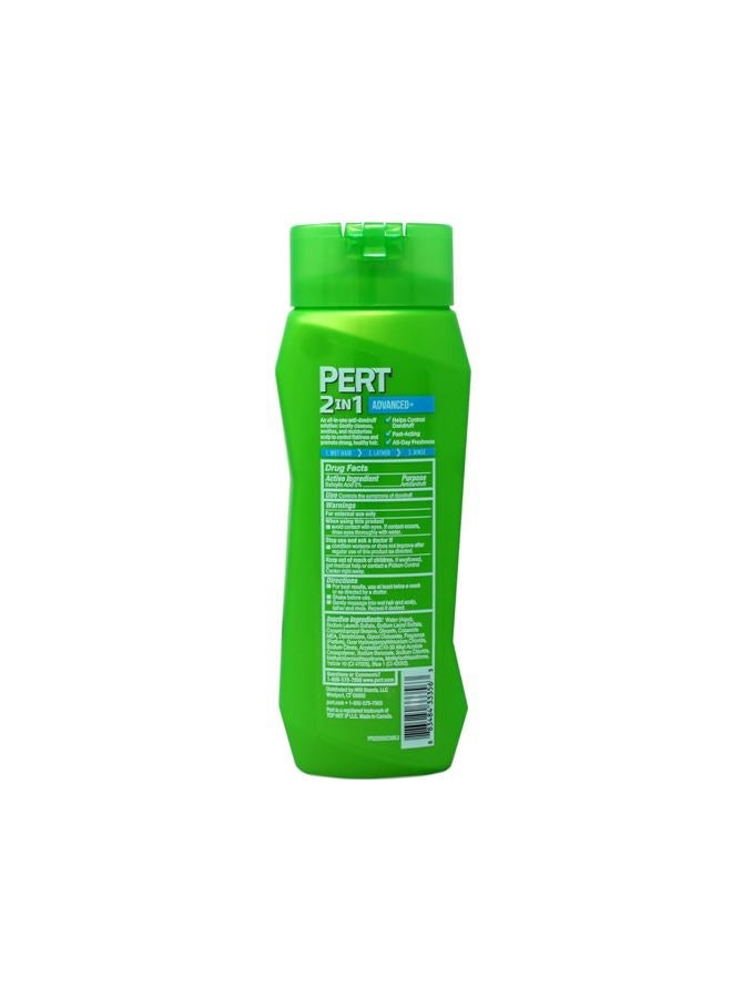 PERT 2 IN 1 Shampoo and Conditioner, Anti-Dandruff, 13.5 Fl. Oz (Pack of 6) - Image 2