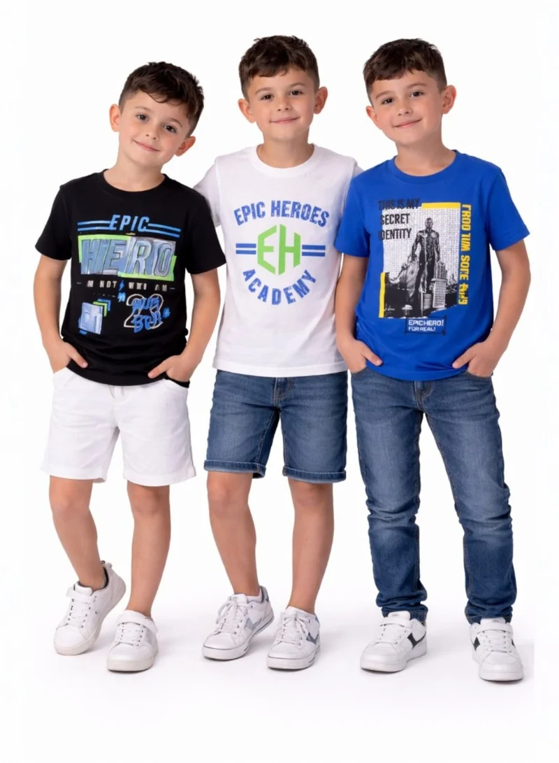 Victor And Jane Boys Multi-Pack of 3 T-shirt