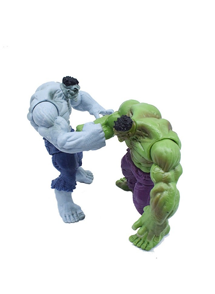 Avengers War Machine Anti-Hulk Armor Anime Hulk Grey Red Green Mini-Giant Action Figure Toy, 4 Designs, PVC Material, Approx. 15cm Height, Ideal for Collectibles and Home Decor - Image 4