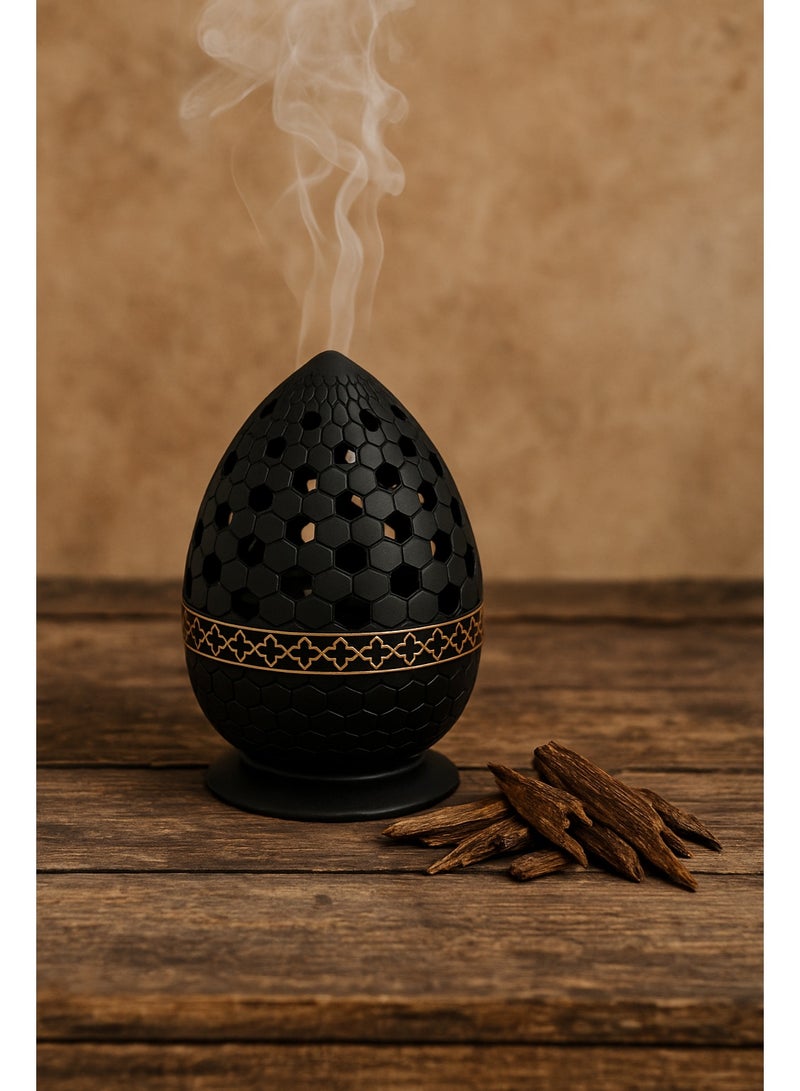 رادین موقد بخور مع غطاء مغناطيسي مبخرة فحم العود لراتنج اللبان مثالي لحفلات الزفاف اليوغا سبا والعلاج العطري ديكور مكتبي ومنزلي أنيق - Image 5