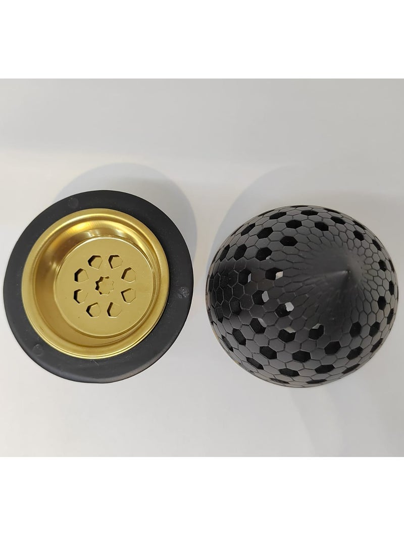 رادین موقد بخور مع غطاء مغناطيسي مبخرة فحم العود لراتنج اللبان مثالي لحفلات الزفاف اليوغا سبا والعلاج العطري ديكور مكتبي ومنزلي أنيق - Image 3