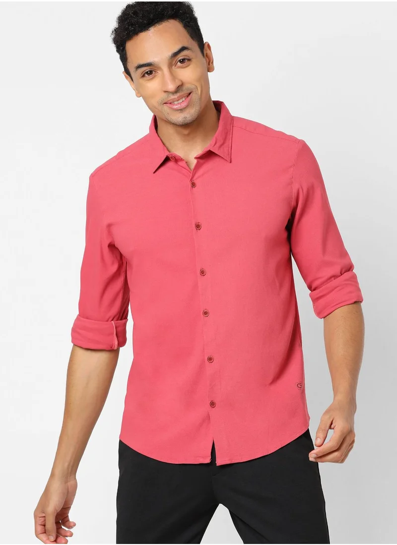 Campus Sutra Button Down Regular Shirt