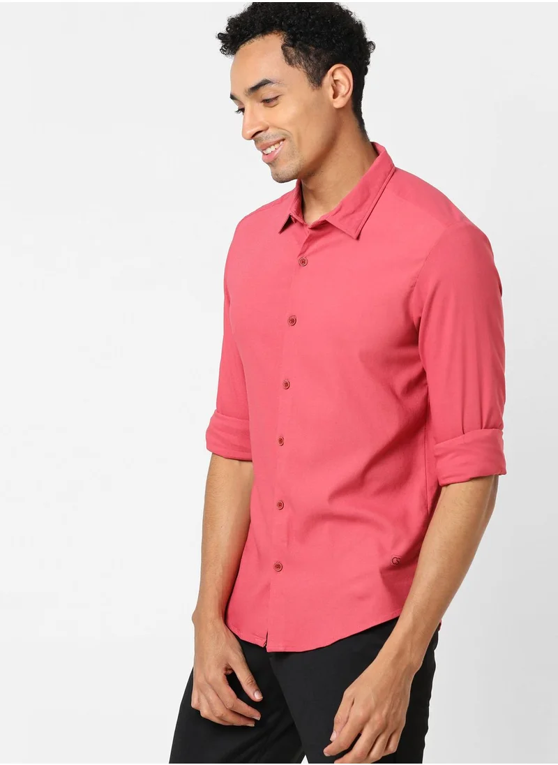 Campus Sutra Button Down Regular Shirt
