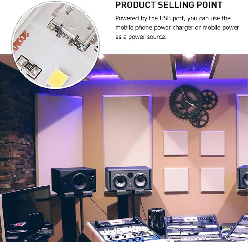 2Pcs Foldable Portable LED Light Bars USB Powered Softbox Lighting For Product Photography - Image 5